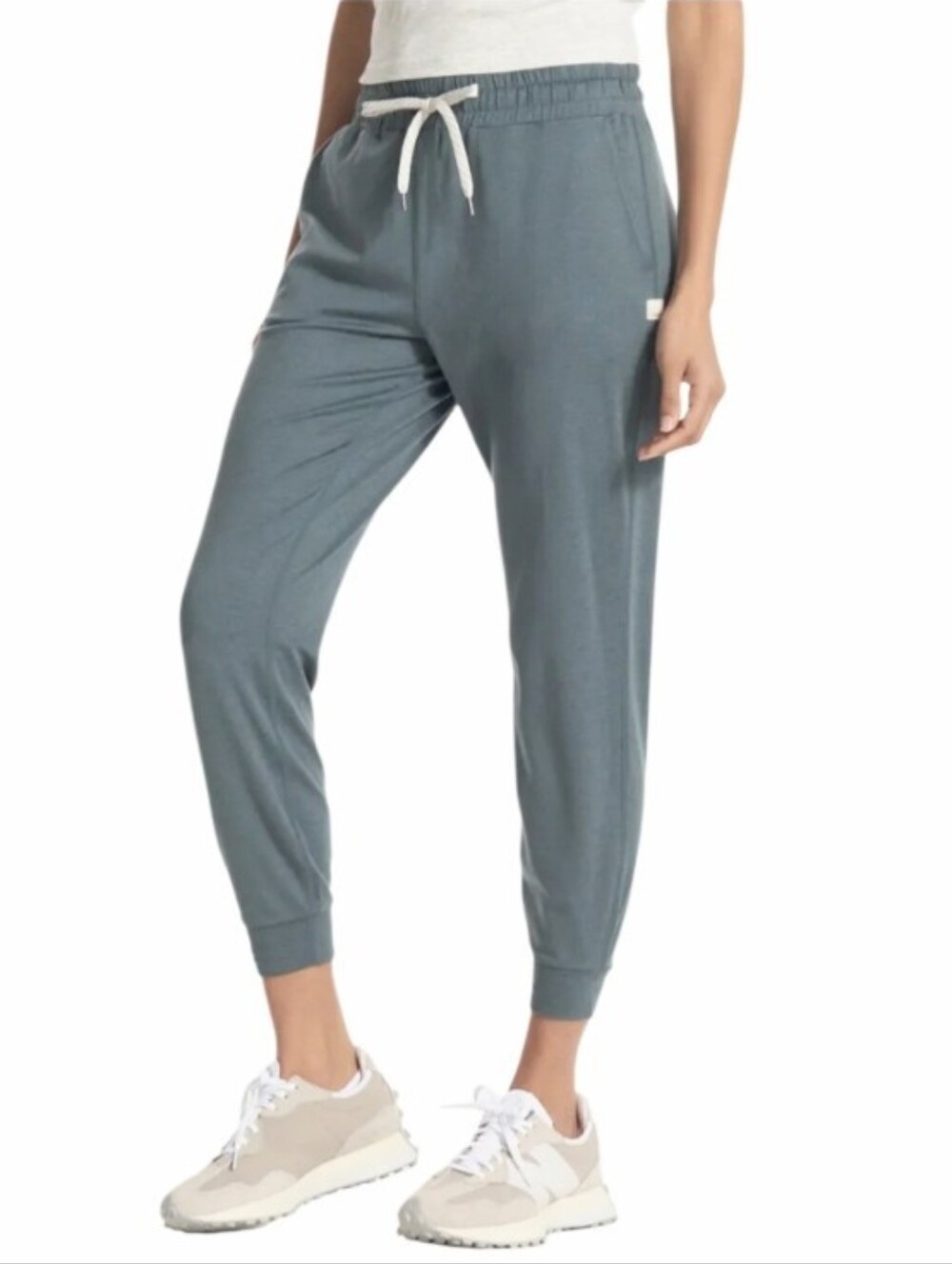 Vuori Performance‎ Jogger Pants Lake Heather Blue Drawstring